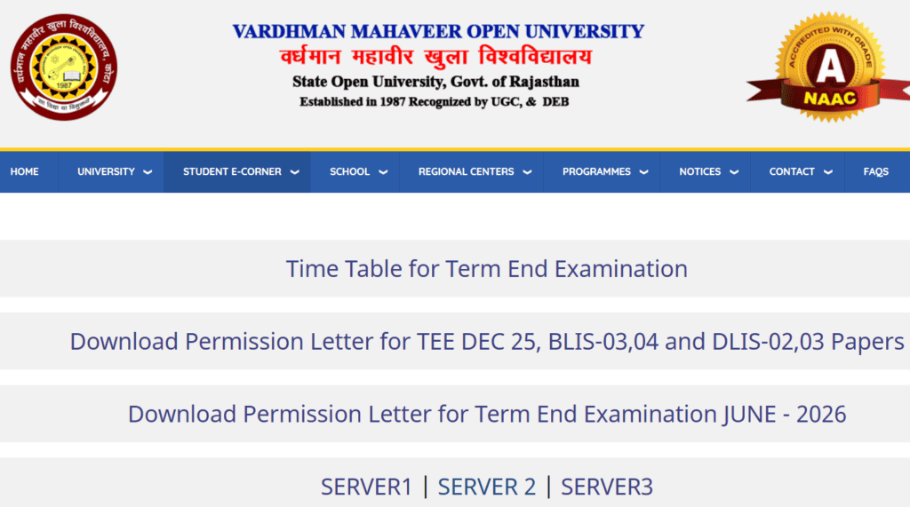 RKCL Homepage – Admit Card Download Link